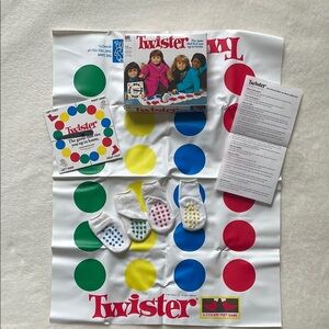 Twister Kids Game with Colorful Mat